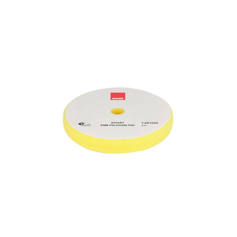 Tampone Rupes 9.BR150M in spugna giallo fine-rotary 130-135mm