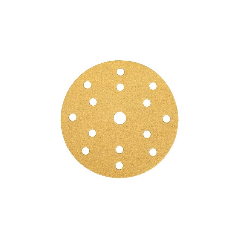 Disco Mirka Gold Soft 150 mm Grip 15H - Confezione da 20 pz Disco Mirka Gold Soft 150 mm Grip 15H - Confezione da 20 pz