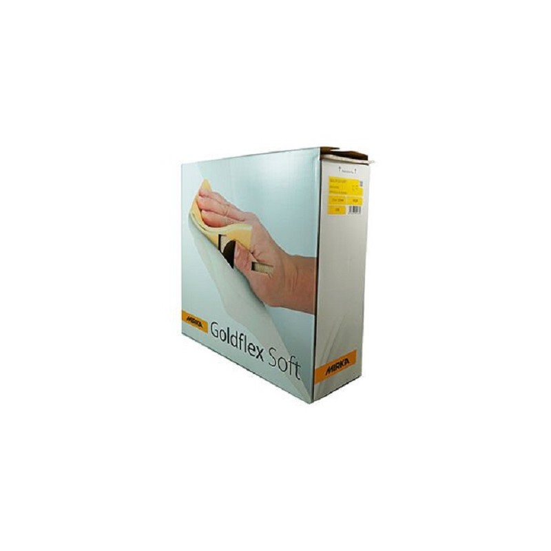 Rotolo Mirka Goldflex-Soft strisce 115x125mm x 25 m - Pretagliato Rotolo Mirka Goldflex-Soft strisce 115x125mm x 25 m - Pretagliato